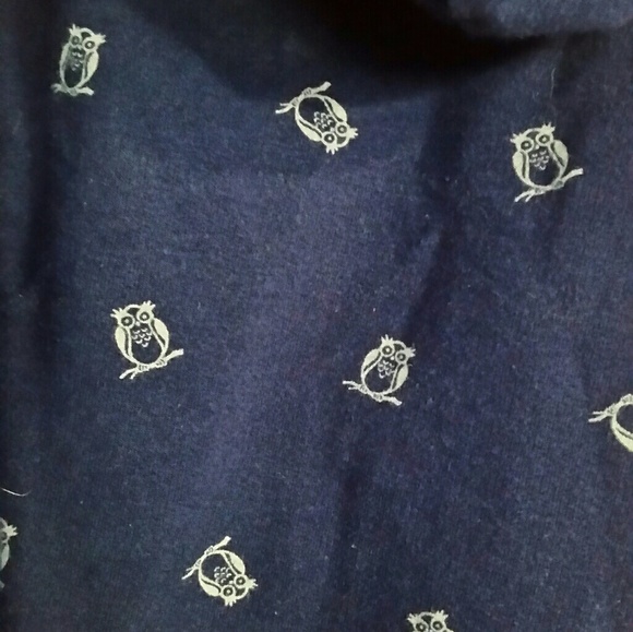 Owls on navy hoodie - Picture 4 of 4